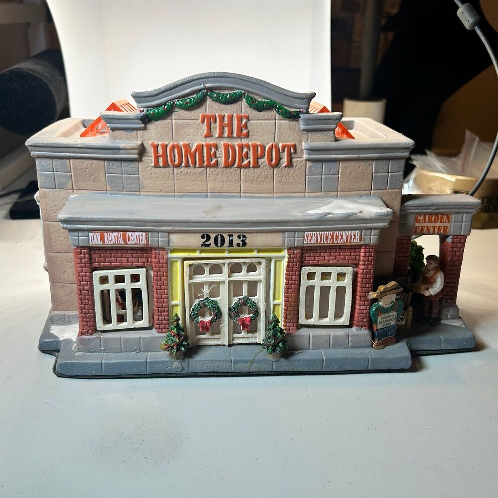 Home Accent Holiday Home Depot Christmas Village Piece